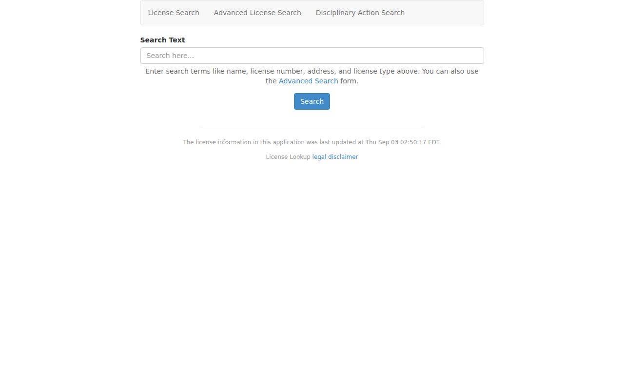 Leesburg residents directory DPOR license lookup
